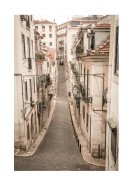 Calm Street In Old Lisbon | Erstellen Sie Ihr eigenes Plakat