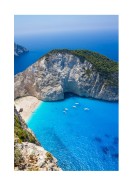Navagio Beach In Greece | Erstellen Sie Ihr eigenes Plakat