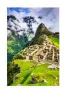 View Of Machu Picchu In Peru | Erstellen Sie Ihr eigenes Plakat