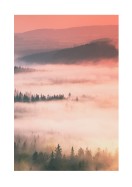 Dreamy And Misty Forest Landscape | Erstellen Sie Ihr eigenes Plakat