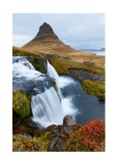 Icelandic Waterfall | Erstellen Sie Ihr eigenes Plakat